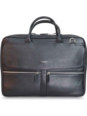 Guard Siyah Hakiki Deri Mega Boy Laptop ve Evrak Çantası // GRD260225WT72