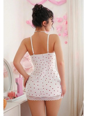 Beleng 1105 Kalpli Güpürlü Gecelik