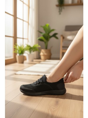 Enoch Kadın Bağcıksız Esnek Tabanlı Günlük Spor Ayakkabı Yürüyüş Sneaker