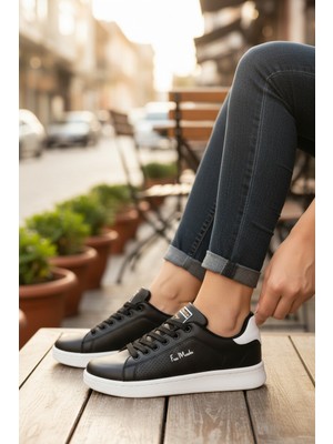 Enoch Kadın Lazer Kesim Delikli Hafif Tabanlı Spor Ayakkabı