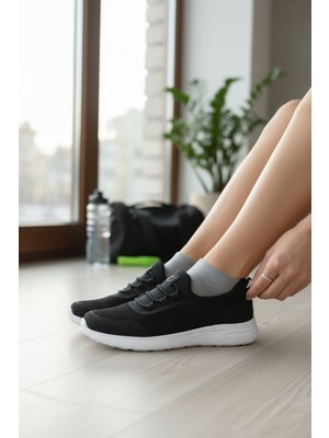 Enoch Kadın Bağcıksız Esnek Tabanlı Günlük Spor Ayakkabı Yürüyüş Sneaker
