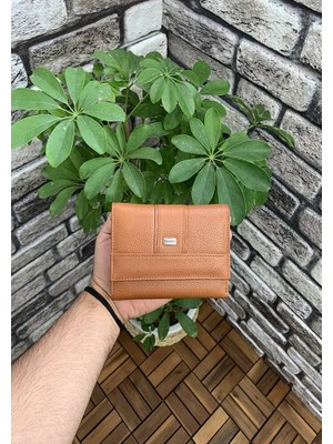 Guard Taba Hakiki Deri Madeni Para Bölmeli Kadın Cüzdan // GRD260225WT964