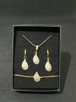Vulwox Altın Damla Zarafet Takı Seti