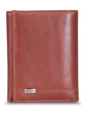 Guard Taba Hakiki Deri Üçe Katlamalı Dikey Model Erkek Cüzdanı // GRD260225WT965