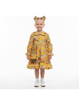 Seabubbles Çantalı Çiçekli Kız Çocuk Elbise