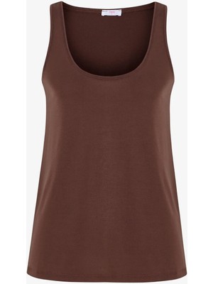 Penti Kahverengi Basic Modal Atlet Üst