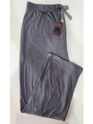 Lady Queen Likralı Ring Viskon Battal Beden Pijama Altı 6020