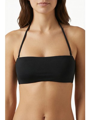 Penti Siyah Straplez Bikini Üstü