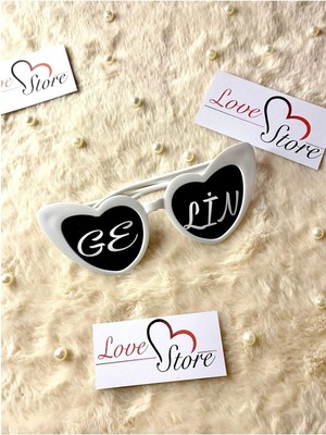 İrembaby Gelin Gözlük Özel Tasarım Bride Gözlük After Gözlük Yazılı Güneş Gözlüğü Çekim Aksesuarı