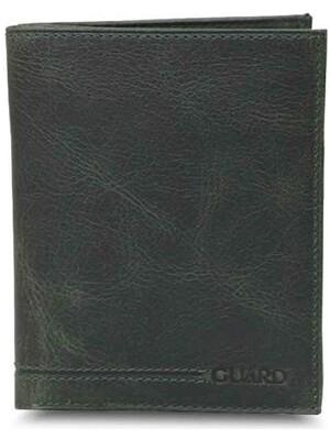 Guard Antik Yeşil Hakiki Deri Çıkarılabilir Gizli Kartlıklı Erkek Cüzdan // GRD260225WT1579