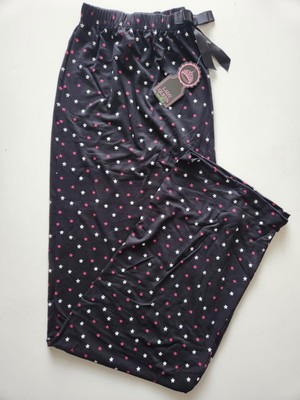 Lady Queen Likralı Ring Viskon Battal Beden Pijama Altı 6020