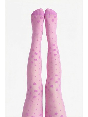 Penti Kız Çocuk  Pretty Dotted Daisy Külotlu Çorap