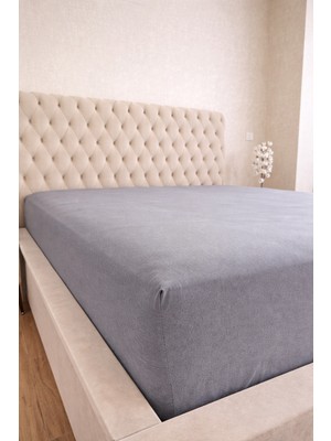 Elovias %100 Pamuk Penye Lastikli Çarşaf - 160 x 200 Çift Kişilik