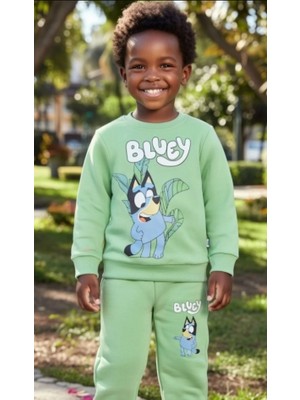 Mca all Inclusive Erkek Çocuk Alt Üst Bluey Takım Pamuklu