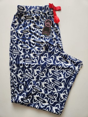 Lady Queen Likralı Ring Viskon Battal Beden Pijama Altı 6020