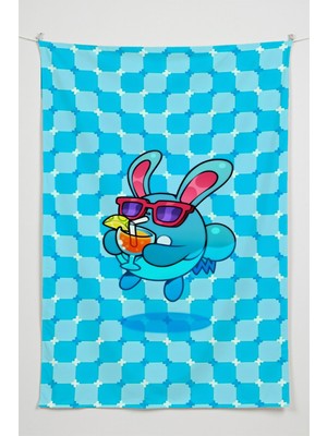 Charmbi Gamer Duvar Örtüsü -  Çok Renkli Anime Temalı Kumaş Oda Dekoru Tapestry