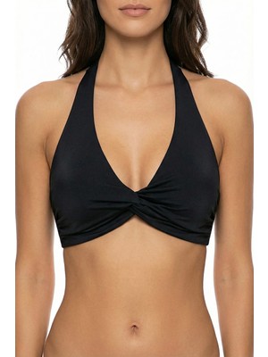 Penti Siyah New Üçgen Twist Bikini Üstü