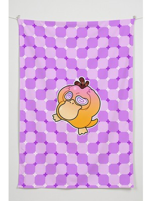 Charmbi Gamer Duvar Örtüsü -  Çok Renkli Anime Temalı Kumaş Oda Dekoru Tapestry