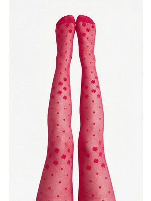 Penti Kız Çocuk  Pretty Dotted Daisy Külotlu Çorap