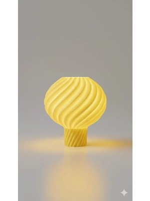 Rivon Desing Gonza Spiral Tek Renk Abajur