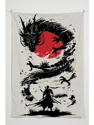 Charmbi Gamer Duvar Örtüsü -  Çok Renkli Anime Temalı Kumaş Oda Dekoru Tapestry