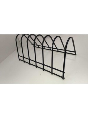 Feyza Design Şık 6'lı Metal Siyah Tabak Standı, Sunum ve Düzen Için Ideal Seçenek