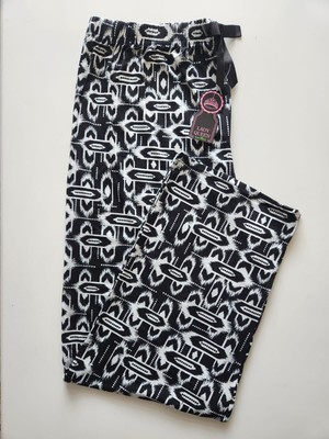 Lady Queen Likralı Ring Viskon Battal Beden Pijama Altı 6020