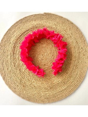 İrembaby Anne Lohusa Tacı Fuşya Çiçekli Lohusa Tacı (Çekim-Düğün-Kına)