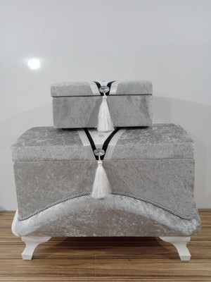 Özgürce Şık Çeyiz Sandığı Çiftli Set, Nişan ve Düğün Hazırlıkları Için