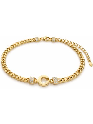 Venüs Design Çelik Harf Bileklik