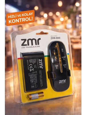 ZMR 4 'lü Aydınlatma Kumandası Siyah