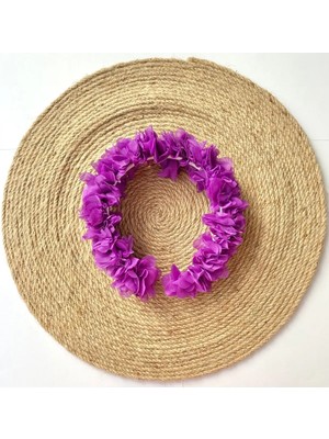 İrembaby Anne Lohusa Tacı Mor Çiçekli Lohusa Tacı (Çekim-Düğün-Kına)