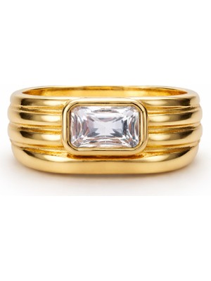 Venüs Design Çelik Taşlı Yüzük (Ayarlanabilirdir)