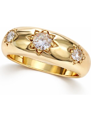 Venüs Design Çelik Taşlı Yüzük (Ayarlanabilirdir)