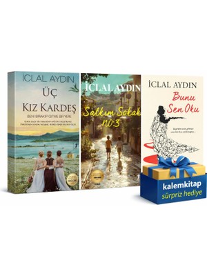 Artemis Yayınları Iclal Aydın 3’lü Roman Seti | Üç Kız Kardeş – Saklım Sokak No:3 – Bunu Sen Oku | Çok Satan Kitaplar | Türk Edebiyatı | Kalemkitap Sürpriz Hediye