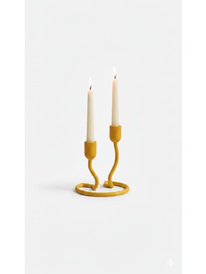 Rivon Desing Beın 2'litek Parça Şamdan