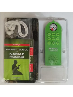 Ayfa Basın Yayın Eğitici Namaz Seti Yeşil  Sesli Seccade Kod: AYFA505Y / Kolektif
