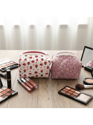 Özgürce Iki Parçalı Şık Makyaj Çantası Seti, Pratik ve Şık Saklama Çözümü