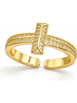 Venüs Design Çelik Taşlı Tila Yüzük (Ayarlanabilirdir)