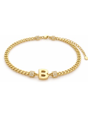 Venüs Design Çelik Harf Bileklik