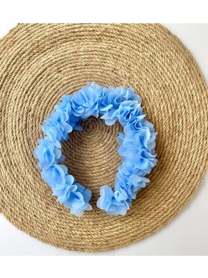 İrembaby Anne Lohusa Tacı Mavi Çiçekli Lohusa Tacı