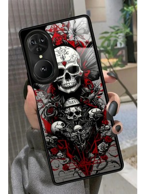 Snacase Reeder S19 Max Pro S Edge Uyumlu Kurukafa Posteri Tasarımlı Parlak Silikon Kılıf