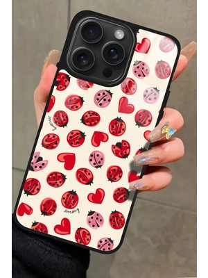 Snacase  Apple iPhone 14 Pro Uyumlu Uğur Böceği Tasarımlı Parlak Silikon Kılıf