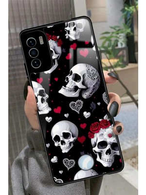 Snacase Reeder S19 Max Pro S Uyumlu Kurukafa Tasarımlı Parlak Silikon Kılıf