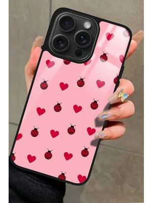Snacase  Apple iPhone 14 Pro Max Uyumlu Uğur Böceği Tasarımlı Parlak Silikon Kılıf