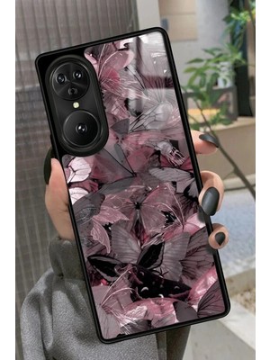 Snacase Reeder S19 Max Pro S Edge Uyumlu Pembe Kelebek Tasarımlı Parlak Silikon Kılıf