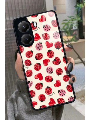 Snacase  Xiaomi Poco X7 Pro Uyumlu Uğur Böceği Tasarımlı Parlak Silikon Kılıf