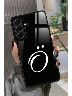 Snacase  Samsung Galaxy A26 Uyumlu O Harfi Yazılı Parlak Silikon Kılıf