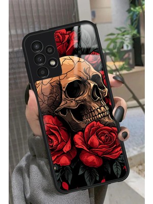 Snacase  Samsung Galaxy A13 Uyumlu Kurukafa Posteri Tasarımlı Parlak Silikon Kılıf