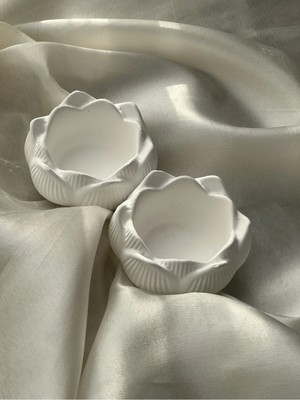 Bernami Düğün Pinterest Dekoratif Lotus 2'li Mumluk